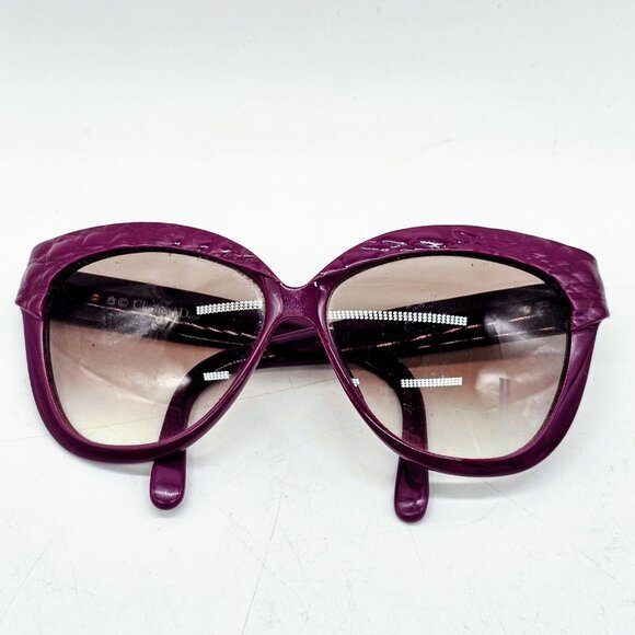 Vintage Christian Dior 2321  Purple Sunglasses Germany 1980\'S Large Chic Boho main image 8